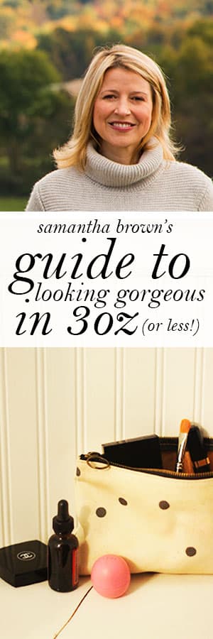 Samantha shares her packing tips and tricks for how to maximize your beauty products while you fly through the TSA security checkpoint.