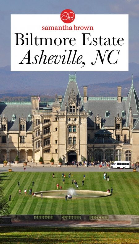 Travel expert Samantha Brown tours the Biltmore Estate in Asheville, North Carolina
