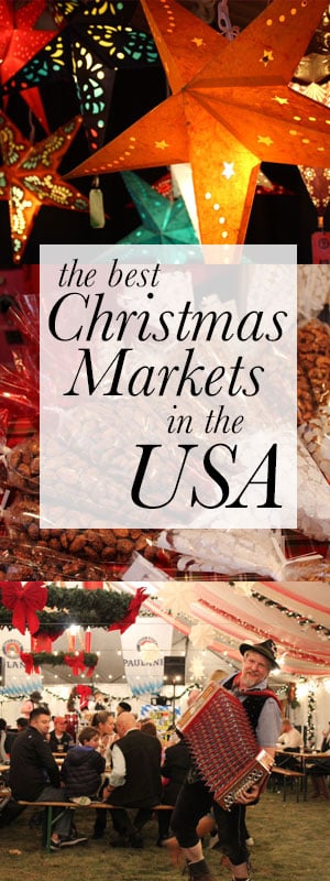 While European cities do a great job of celebrating, we’ve actually got some excellent Christmas markets in the states. Here’s a few of my favorites.