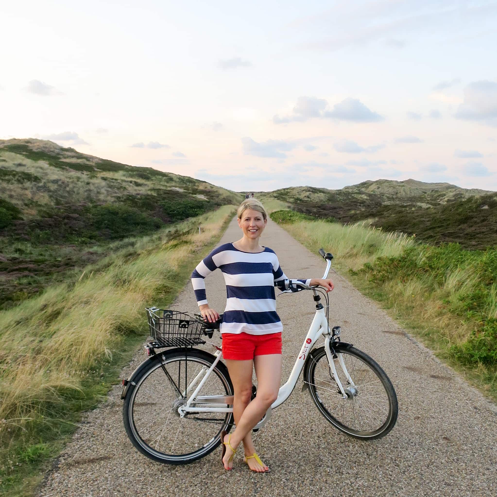 Staying fit on the road.