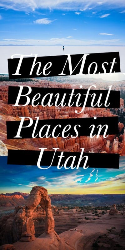 With its towering red rocks, hoodoos and salt flats, the Beehive State will leave you speechless. Here are the most beautiful places in Utah.