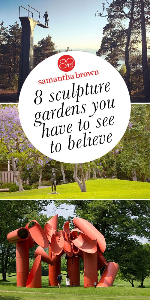 Visiting a sculpture garden while traveling serves a multitude of purposes. It’s a great opportunity to enjoy art while also getting some fresh air and exercise.