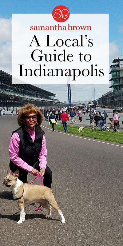 Retired teacher and counselor Charlotte Simpson is the woman behind the Traveling Black Widow. Here's her guide to her hometown, Indianapolis.