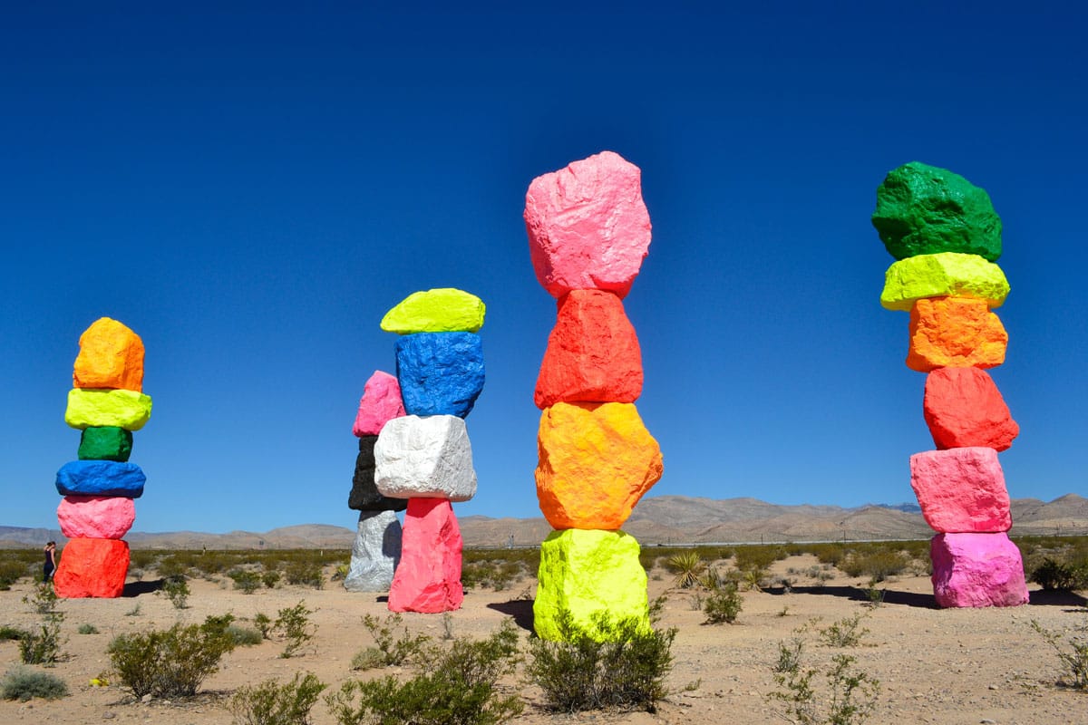 wiss artist Ugo Rondinone’s breathtaking Seven Magic Mountains