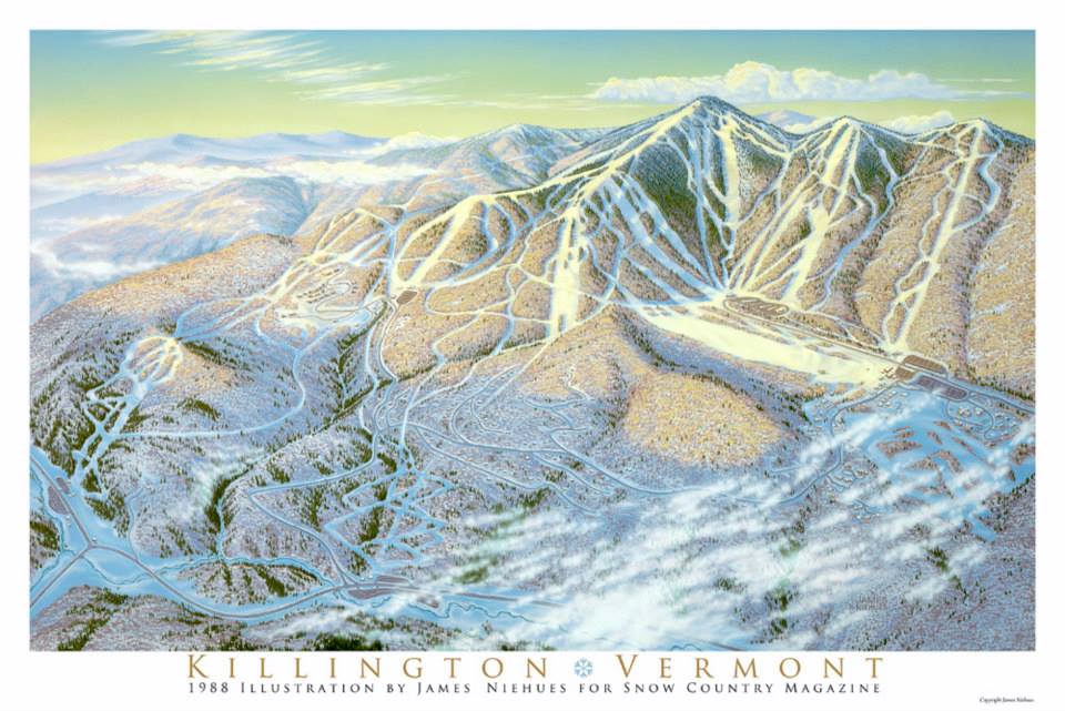 Skiing Maps by James Niehues