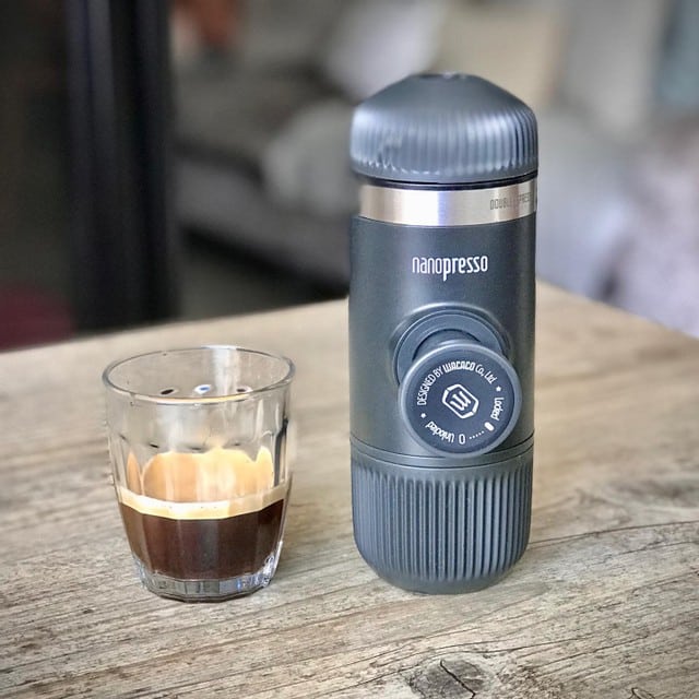 mini espresso machine holiday gifts for travelers